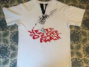Vlone x Never Broke Again NBA YOUNGBOY Bones T-shirt--Size L